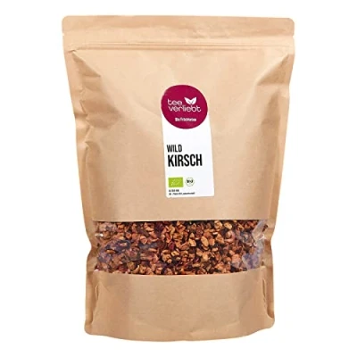 Afbeelding van FRUTEG Wilde Cherry losse fruitthee 1000 g Fresh fruit theemixer biologische motor sets 1 kg