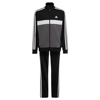 Afbeelding van adidas Performance Essentials 3STRIPES Tiberio Trainingspak voor kinderen, Maat: 152, Black/grey five/grey one/white