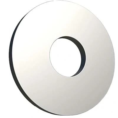 Afbeelding van 50 stuks platte ringen van verzinkt gelegeerd staal groot, (maten: M6) sluitring voor het afdichten schroeven, afdichtringen, accessoires ISO 7093 DIN 9021 (6 mm x 18 mm)
