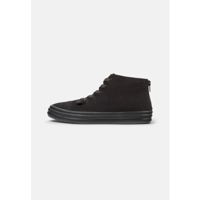 Afbeelding van Camper Hoops Sneakers hoog, Dames, Maat: 35, Schwarz Textiel