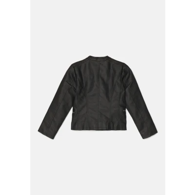 Afbeelding van Kids ONLY Imitatieleren jas voor kinderen, Maat: 164, Black