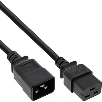 Afbeelding van InLine® 16641F verlenging voor koelapparaten 16A C19 naar C20 5m