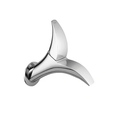 Afbeelding van Huber Icon Wastafelmengkraan muurbevestiging Chroom 885.01H.CR