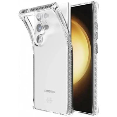 Afbeelding van ITSkins SpectrumClear R Doorzichtig Telefoonhoesje geschikt voor Samsung Galaxy S24 Ultra Hoesje Flexibel TPU Backcover Shockproof Transparant