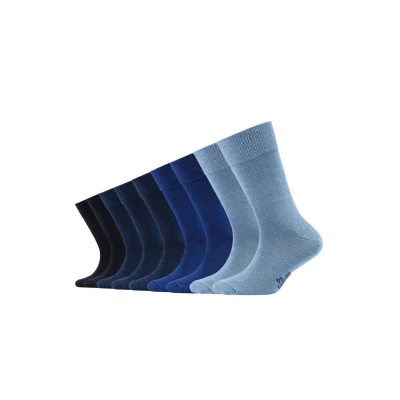 Afbeelding van s.Oliver Online Junior Essential 9 PACK Sokken voor kinderen, Maat: 23 26, Blue