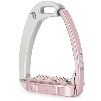 Afbeelding van Tech Stirrups Stijgbeugels Venice Children Zilver/Roze