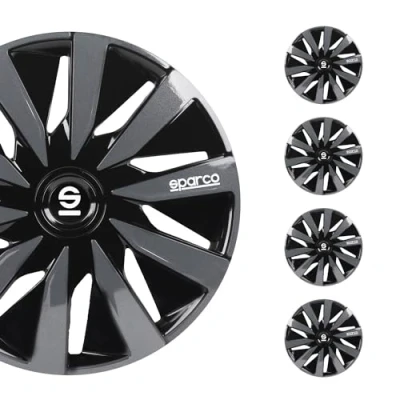 Image de Sparco Corsa Lazio 15 Noir / gris Enjoliveur