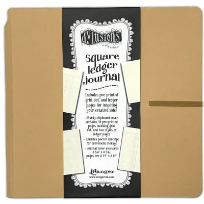 Afbeelding van Ranger Dylusions Creative Journal Multi print Square DYJ80404 Dyan Reaveley (06 22)
