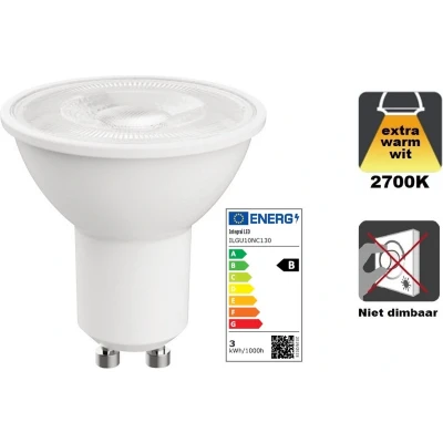 Afbeelding van Ledlamp Integral GU10 2700K warm wit 2.2W 360lumen