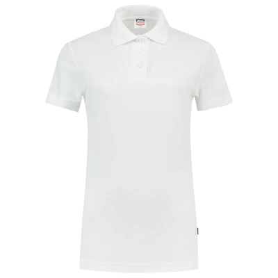 Afbeelding van Tricorp Dames Poloshirt Casual 201010 180gr Wit Maat 3XL