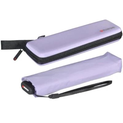 Afbeelding van Knirps Ultra US.050 Slim Manual Zakparaplu Ultralicht en plat Stormbestendig Winddicht 21 cm, Lavendel