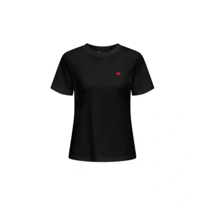 Afbeelding van JDY Jdypisa Tshirt basic, Dames, Maat: Small, Black