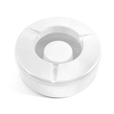 Afbeelding van Chio 9002001 asbak melamine, winddicht, 12,5 cm, wit, 12 x 5 cm