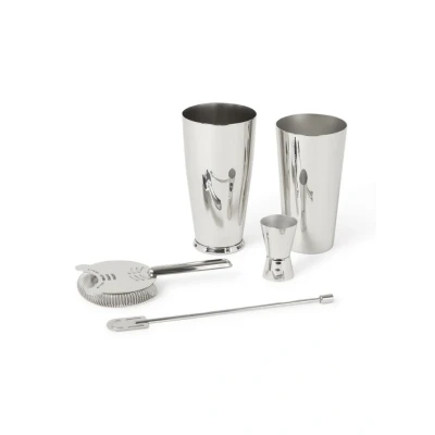 Afbeelding van Alessi Lunar Eclipse Cocktailset 4 delig Roestvrijstaal