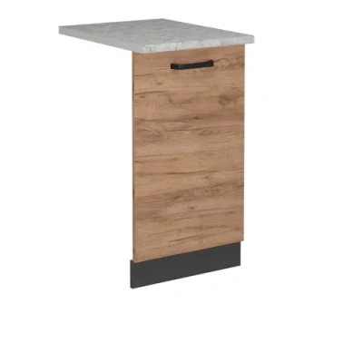 Afbeelding van Vicco R Line Vaatwasser deksel 45 cm , WB Marmer Krachtige eik goud
