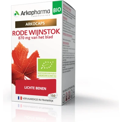 Afbeelding van Arkocaps Rode Wijnstok Bio Caps 150 Nf