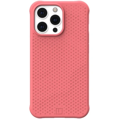Afbeelding van UAG Hoesje geschikt voor Apple iPhone 13 Pro Telefoonhoesje Flexibel TPU [U] Dot Backcover Shockproof Schokbestendig Anti Shock Proof Clay Roze