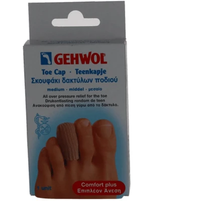 Afbeelding van Gehwol teenkap G Middel Siliconen Anti druk