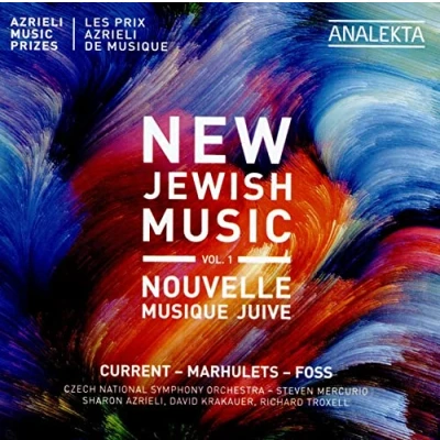 Afbeelding van Richard Troxell, Czech National Symphony Orchestra, Steven Mercurio New Jewish Music, Vol. 1 Azrieli Music Prizes (CD)