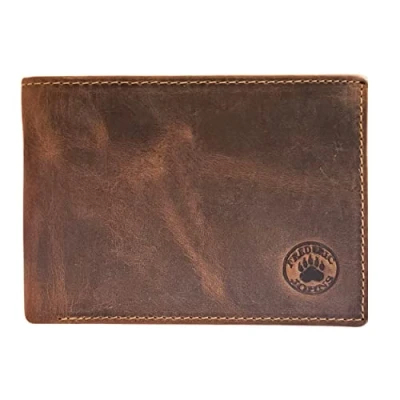 Afbeelding van Frederic &amp; Johns ® portemonnee voor heren van leer Vintage echt RFID model Earth, Vintage., stijl
