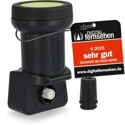 Afbeelding van Zehnder Enkele LNB satellietkop voor 1 deelnemer met Sun Protect UV bescherming en weerbestendige kap 40 mm Feed 4K Ultra HD Satellite Digitaal
