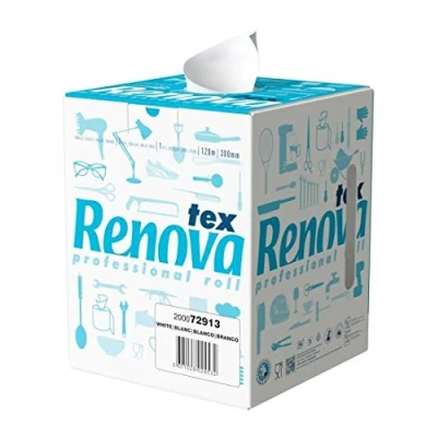 Afbeelding van Renova TEX Witte reinigingsdoek 315 vellen 120 m