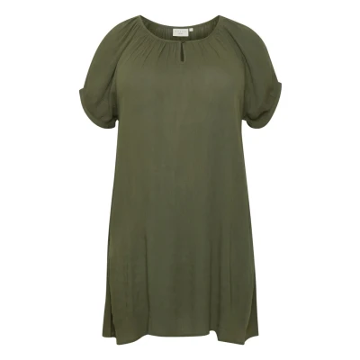 Afbeelding van Kaffe Curve Kcami Tuniek, Dames, Maat: 52, Grape leaf