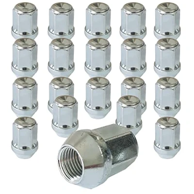 Afbeelding van 20 wielmoeren M14x1.5 60 gesloten conische hals HEX 19mm compatibel met Chrysler, Ford, Land Rover, Opel