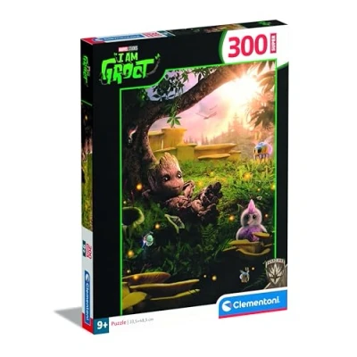 Afbeelding van Clementoni Marvel I Am Groot 300 Supercolor, kinderpuzzel, gemaakt in Italië, meerkleurig, 21729, 21734, meerkleurig