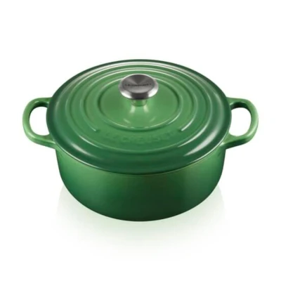 Afbeelding van Le Creuset Gietijzeren Stoofpot 28cm Bamboo Groen