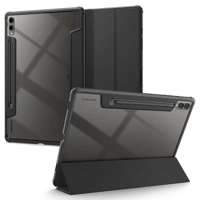 Afbeelding van Spigen Ultra Hybrid Pro hoesje voor Samsung Galaxy Tab S9+ 12.4 X810 / X816B zwart