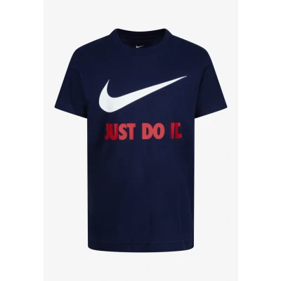 Afbeelding van Nike Sportswear TEE Tshirt print voor kinderen, Maat: 92/98, Obsidian/university red