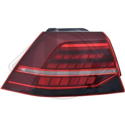 Afbeelding van DIEDERICHS 2217191 Achterlicht Links Buitenste deel LED Getint Met lamphouder VOLKSWAGEN: Golf 7
