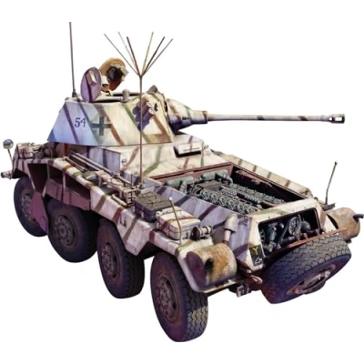 Afbeelding van 1:35 MiniArt 35414 Sd.Kfz.234/2 PUMA Panzerwagen Interior kit Plastic Modelbouwpakket
