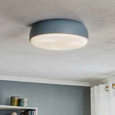Afbeelding van Northern Plafondlamp uit de serie Over me in kleur dusty blauw (blauw), Ø 40cm, E27 max. slechts 3x LED 13W 644