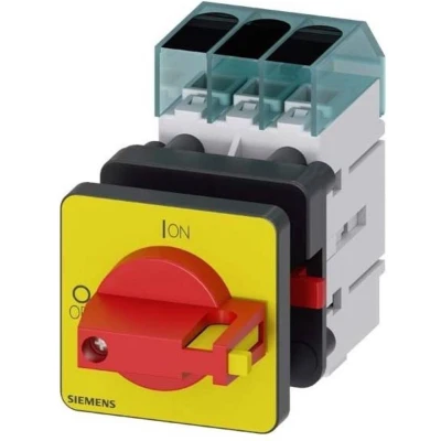 Afbeelding van Siemens 3LD30500TK13 Belastbare scheidingsschakelaar Rood, Geel 3 polig 16 mm² A 690 V/AC