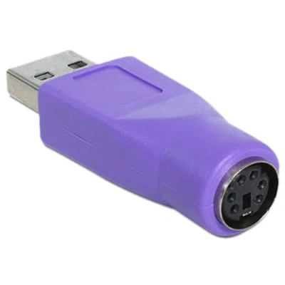 Afbeelding van Delock Adapter PS/2 Buchse zu USB A Stecker