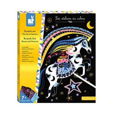 Image de Scratch Art Chevaux et licornes