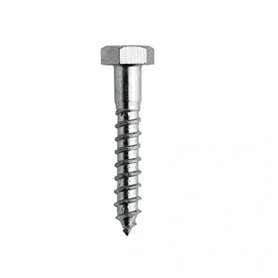Afbeelding van DOJA Barcelona Trekkchroeven 50 stuks houtschroeven M7 x mm verzinkte stalen schroeven met zeskantkop voor houtschroeven, houder houten palen, pluggen,
