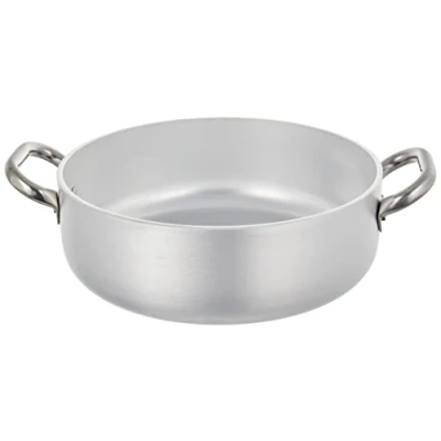 Afbeelding van Pentole Agnelli ALMR110628 Professionele aluminium pannen 5 mm, cilindrische pan met lage straling, 5,6 l