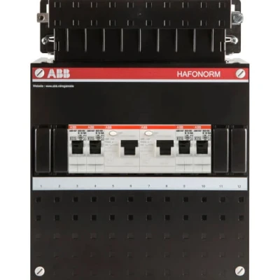 Afbeelding van HAF Hafonorm Installatiekast 4x achter 2x 30mA, 1 fase