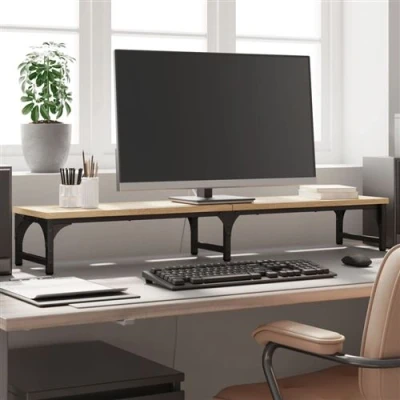 Image de vidaXL Support de moniteur chêne sonoma 105x23x15,5 cm bois ingénierie