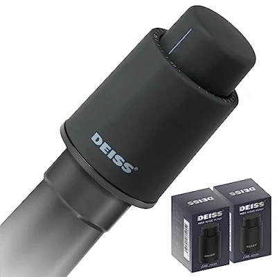 Afbeelding van Deiss LUX [2 stuks] wijnflessluiting, herbruikbare wijnstop voor wijnflessen, vacuümwijnbewaarder met datummarkeringen, wijnstop, wijnopslag om wijn echt vers te houden, beste cadeau wijnaccessoires