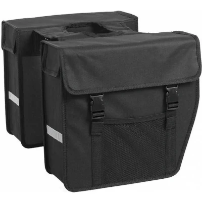 Afbeelding van Willex Dubbele Shopper Afgeschuind Zwart