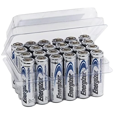 Afbeelding van Energizer Ultimate Lithium AA batterijen 24 stuks, voor radio, camera &amp; klok