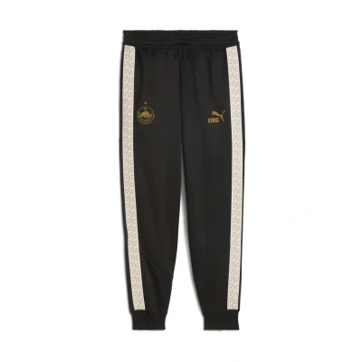Afbeelding van PUMA FC Rood Bull Salzburg KING Anthem broek, Zwart/Goud, Maat S
