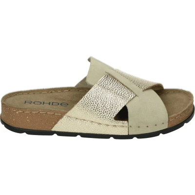 Afbeelding van Rohde Muiltjes, Dames, Maat: 37, Beige Leer
