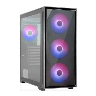 Image de Boîtier Pc Aerocool Geoflow G V2 (Noir) Moyen Tour Format Atx Sans Alimentation