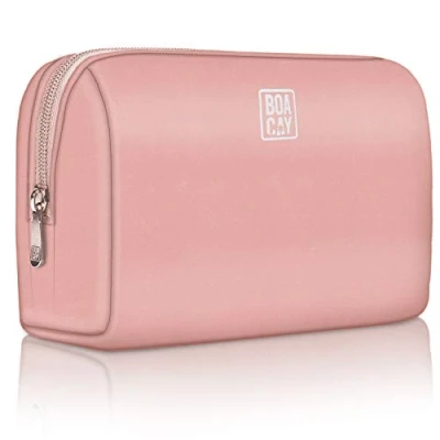 Afbeelding van BOACAY Make uptas, toilet, cosmeticatas voor reizen, dames, (Small 2) Dusty Rose, CPD
