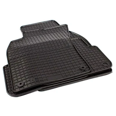 Afbeelding van Petex 14210 Vloermatset Rubber voor en achter 4 zwart